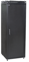 Изображение Шкаф сетевой 19дюйм LINEA N 42U 600х800мм металлическая передняя дверь черн. ITK LN05-42U68-M 
