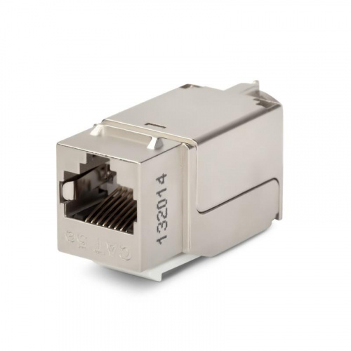 Изображение Вставка KJNE-8P8C-C5e-90-SH-F-WH RJ45(8P8C) кат. 5e экран. 110 IDC заделка с помощью NE-TOOL бел. Hyperline 46659 