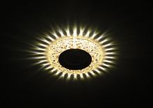 Изображение DK LD4 CHP/WH Светильник ЭРА декор cо светодиодной подсветкой MR16, шампань (50/1400)  Б0028122 