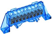 Изображение Шина нулевая N в комб. изол. "Стойка" 6х9-9-С TEKFOR IEK TF-NN10-09-DP-K07 