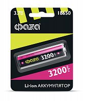 Изображение Аккумулятор 18650 3.7В Li-Ion 3200мА.ч без платы защиты BL-1 ФАZА 5037793 