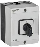 Изображение Переключатель кулачковый 10А (сх. 82) в боксе IP65 стандартная рукоятка IEK MI-CS20-010-082 