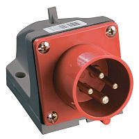 Изображение Вилка электрическая наружн. уст. 16А 3P+PЕ 380В IP44 ССИ-514 IEK PSR52-016-4 