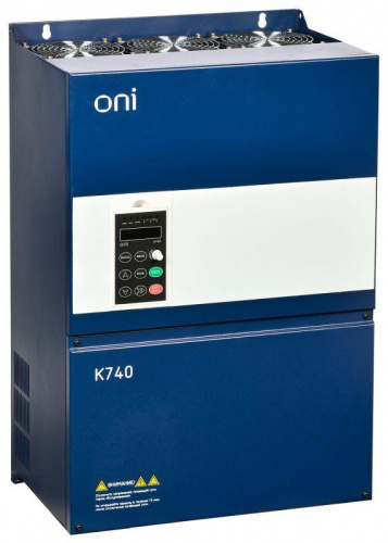 Изображение Преобразователь частоты K740 380В 3Ф 55-75кВт 110-152А энкодер ONI K740-33-55G75PM 