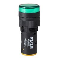 Изображение Лампа AD16DS(LED) матрица D16мм зел. 220В DC КЭАЗ 357826 
