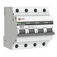 Изображение Выключатель нагрузки 4P 100А ВН-125 EKF PROxima SL125-4-100-pro 