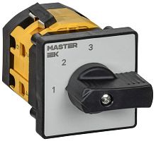 Изображение Переключатель кулачковый 10А (сх. 82) стандартная рукоятка IEK MI-CS10-010-082 