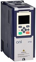 Изображение Преобразователь частоты ПЧ K750 380В 3ф 0.75кВт 2.5А встроен. тормоз ONI K750-33-075HTM 
