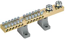 Изображение Шина нулевая N на двух угловых изоляторах 200А ШНИ-10х18-24-L2-С IEK YNN30-24-C2-K03 