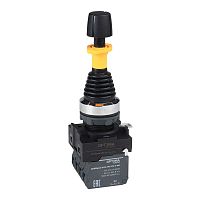 Изображение Джойстик OptiSignal D22 C5-J4B-240 пластик. 4 положения 4НО без фиксации с блокировкой КЭАЗ 380114 