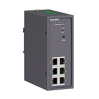 Изображение Коммутатор промышленный управляемый 6х10/100Base-T(X) портов RJ45 консольный порт Mini USB 24-48В DC (18-72В DC) с резервированием DKC N2000-6T-P1 