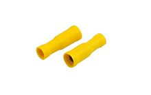 Изображение Разъем штекерный изолир. (гнездо d5мм) 4-6кв.мм (FRD5.5-195) желт. REXANT 08-0232 