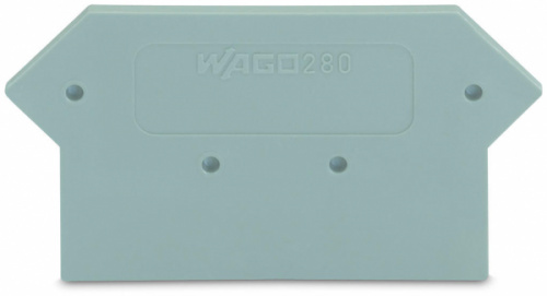 Изображение Пластина торцевая и промежут. 2.5мм 50х28мм сер. WAGO 280-330 