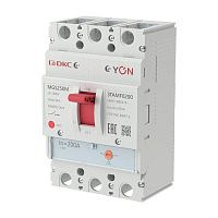 Изображение Выключатель автоматический YON MGS250 3P 160-200A 25kA YON (группа DKC) MGS250M-3TAMF0200 