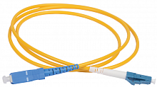 Изображение Патч-корд оптический коммутационный переходной для одномодового кабеля (SM); 9/125 (OS2); LC/UPC-SC/UPC (Simplex) (дл.100м) ITK FPC09-LCU-SCU-C1L-100M 