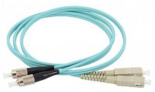 Изображение Патч-корд оптический коммутационный соединительный для многомодового кабеля (MM); 50/125 (OM3); SC/UPC-FC/UPC (Duplex) (дл.3м) ITK FPC5003-SCU-FCU-C2L-3M 