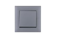 Изображение Выключатель 1-клав. Karea RIZZ STAR сер. Makel 88065001 