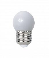 Изображение Лампа светодиодная PLED-ECO 1Вт G45 шар 3000К тепл. бел. E27 для Белт-лайт JazzWay 5040649 