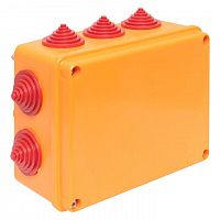 Изображение Коробка огнестойкая 150х110х70мм IP55 3 двойных клеммника 1.5-6кв.мм EKF plc-kmrf-150-6-06 