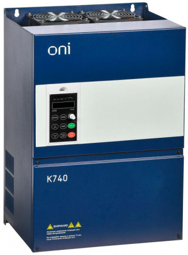 Изображение Преобразователь частоты K740 380В 3Ф 45-55кВт 90-110А энкодер Profibus ONI K740-33-45G55PMZ 