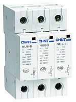 Изображение Ограничитель имп. перенапр. NU6-Ⅱ 3Р In=15kA Uc=460B Im=40kA (R)(CHINT) 213583 