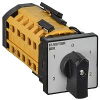 Изображение Переключатель кулачковый 10А (сх. 23) стандартная рукоятка IEK MI-CS10-010-023 