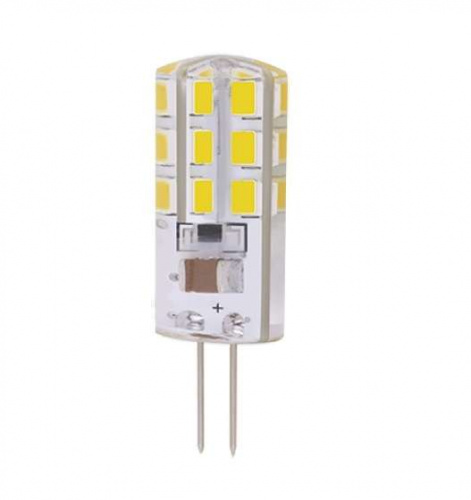 Изображение Лампа светодиодная LED 3Вт G4 200Lm теплый 220V/50Hz (блистер 2 шт.) 1036636B 