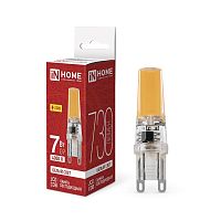 Изображение Лампа светодиодная LED-JCD-COB 7Вт 230В G9 4000К 730лм IN HOME 4690612060354 