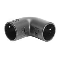 Изображение Колено открывающееся 90град. IP40 d20мм черн. DKC 50520B 