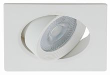 Изображение KL LED 21A-5 3K WH Светильник ЭРА светодиодный квадратный поворотн. LED SMD 5W 3000K, белый (100/120  Б0037034 