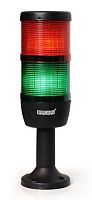 Изображение Колонна сигнальная 70мм 24В светодиод LED красн./зел. EMAS IK72L024XM01 
