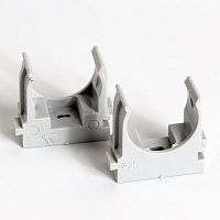 Изображение Держатель для труб (клипса) d25мм для монтажн. пистолета сер. (уп.100шт) TOKOV ELECTRIC TKE-LC-25-ZP-C06/100 