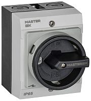 Изображение Переключатель кулачковый 10А (сх. 92) в боксе закрытая рукоятка IEK MI-CS21-010-092 