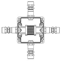Изображение Коробка взрывозащищенная клеммная из полиэстера TBE-P-03-(6xCBC.2)-1xKA2MHK(A)-1xKA2MHK(B)-1xKA2MHK(C)-1xKA2MHK(D)1Ex e IIC Т5 Gb /Ex tb IIIC T95град.C Db IP66/КЗ DKC 1231.031.22.1226 
