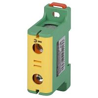 Изображение Клемма силовая вводная КСВ NO-224-130 (KE62.3) 16-95кв.мм PE желт./зел. Эра Б0065606 
