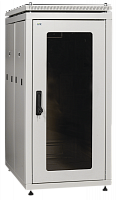 Изображение Шкаф сетевой 19дюйм  LINEA N 33U 600х1000мм стеклянная передняя дверь сер. ITK LN35-33U61-G 