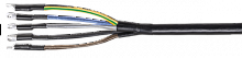 Изображение Комплект муфты концевой ПКВтп внутренней установки 5х150/240 с болтовыми наконечниками ПВХ/СПЭ изоляция 1кВ IEK UZM-XLK1-VN5-150240S 