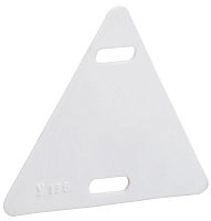 Изображение Бирка кабельная маркировочная У-136 55х55х55мм (треугольник) IEK UZMA-BIK-Y136-T 