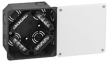 Изображение Коробка распаячная для твердых стен клеммник крышка IP42 KRT-k-107-107-50 Эра Б0057233 