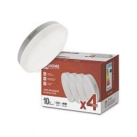 Изображение Лампа светодиодная LED-GX53-VC 4PACK 10Вт 4000К нейтр. бел. 950лм 230В (уп.4шт) IN HOME 4690612052946 