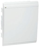 Изображение Бокс ЩРВ-П-24 мод. встраив. пластик IP41 PRIME бел. дверь IEK MKP82-V-24-WD-41-10 