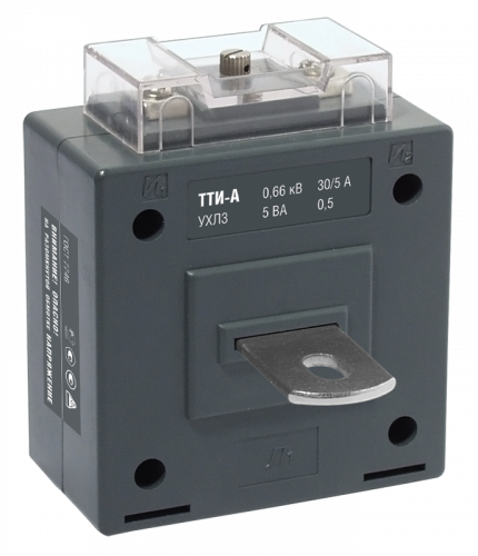Изображение Трансформатор тока ТТИ-А  120/5А  10ВА  класс 0,5  ITT10-2-10-0120 