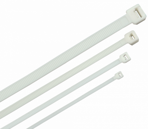 Изображение Хомут-стяжка для кабеля 2.5х250мм нейлон бел. (уп.100шт) ITK HKW-W25-L250 