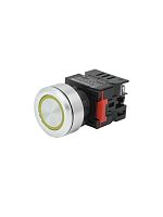 Изображение Лампа индикаторная ЛС(к)-30-Ж-2-220-65У1 светодиодная матрица d30мм 220В AC/DC IP65 желт. Электротехник ET016985 