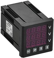 Изображение Вольтметр цифровой щитовой 3ф 48х48 LED GENERICA IDV31-5-3-0-LED-G 
