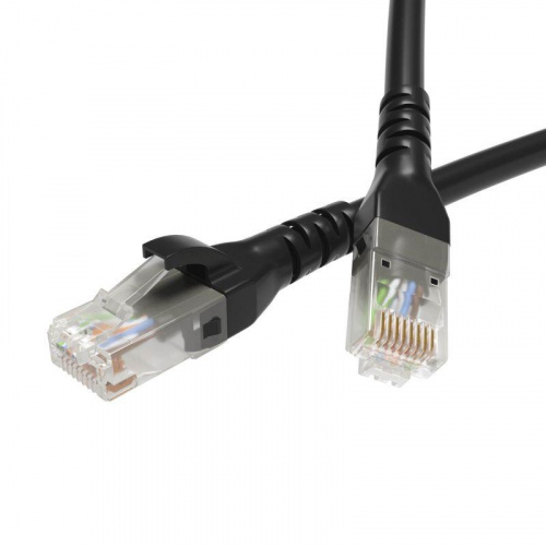 Изображение Патч-корд неэкранированный CAT6 U/UTP 4х2 LSZH 3.0м черн. DKC RN6UU4530BK 