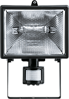 Изображение Прожектор 94 611 NFL-SH1-500-R7s/BL 500Вт R7s IP44 (ИО 500вт черн. с датчиком движ.) Navigator 94611 