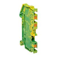Изображение Клеммная колодка пружинная 2.5 Push-in 3 вывода земля PIT-2,5-3-pe 