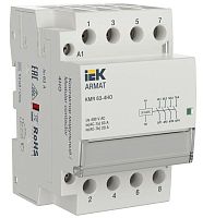 Изображение Контактор модульный KMR 63А 24В AC/DC 4НО ARMAT IEK AR-KMR20-063-40-024 