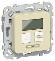 Изображение Термостат электронный СП FLITE Т-ФлН 16А с дисплеем механизм навахо IEK FI-RT11-K87 